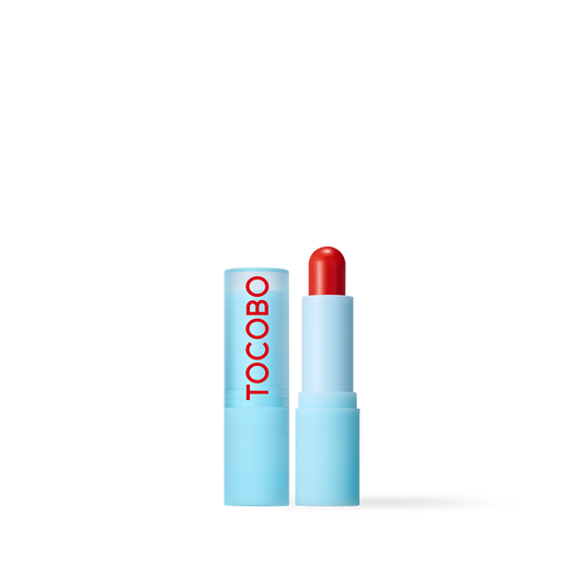 [Tocobo] Glass Tinted Lip Balm 013 TANGERINE RED 3.5g - 5-pack