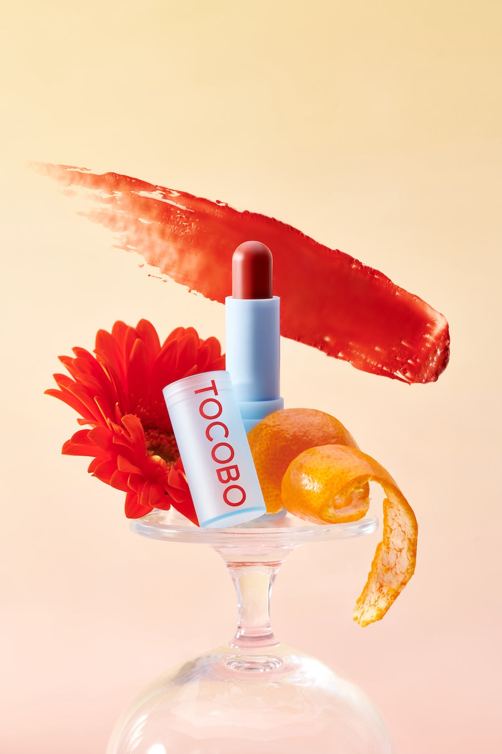 [Tocobo] Glass Tinted Lip Balm 013 TANGERINE RED 3.5g - 10-pack