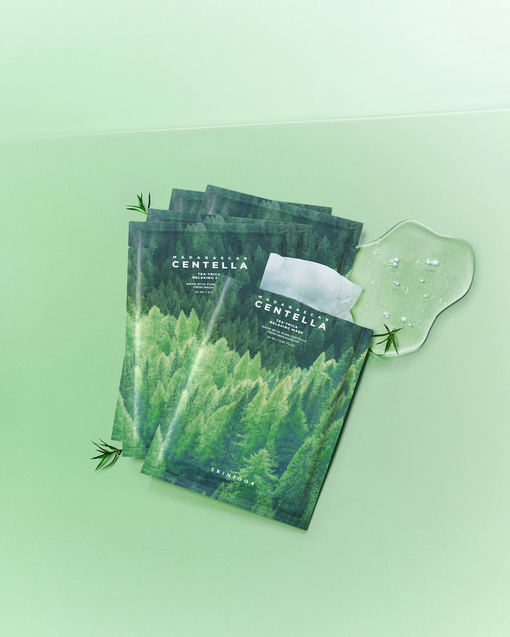 [Skin1004] Madagascar Centella Tea-Trica Relaxing Mask 5ea*24ml - 10-pack