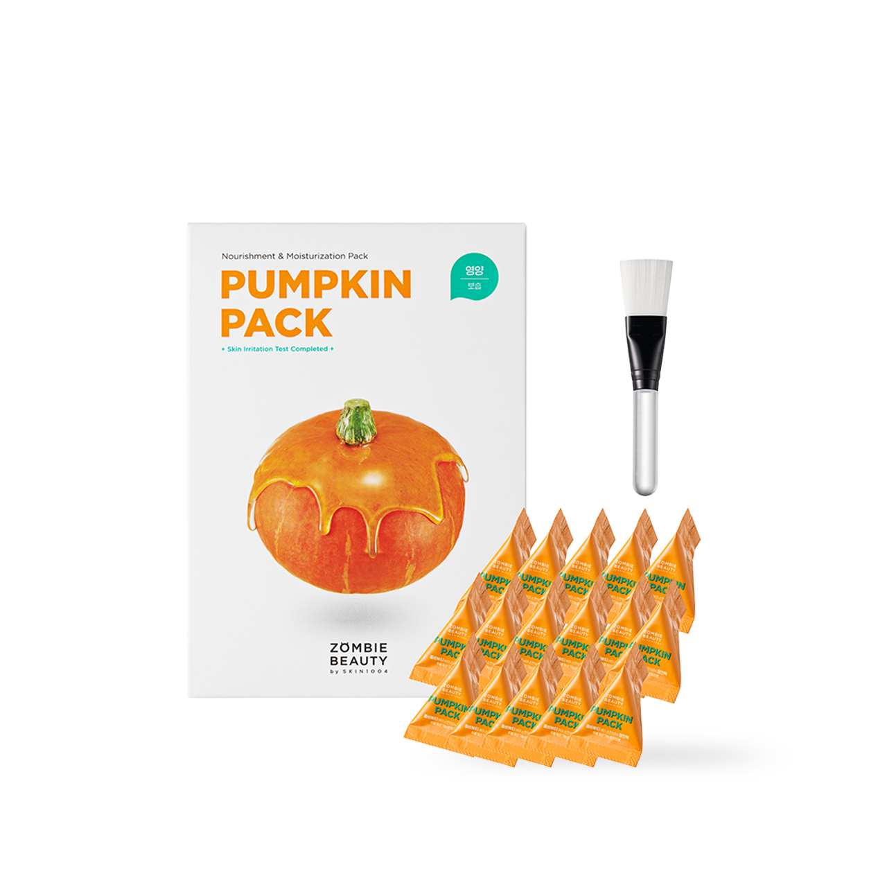 [Skin1004] ZOMBIE BEAUTY BY SKIN1004 Pumpkin Pack 4g*16ea - 5-pack