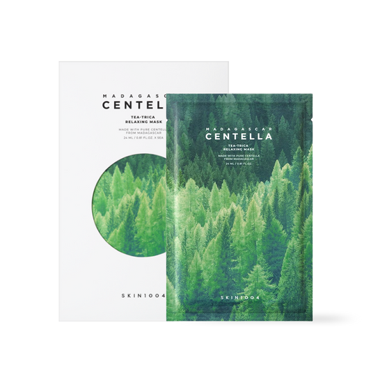 [Skin1004] Madagascar Centella Tea-Trica Relaxing Mask 5ea*24ml - 10-pack