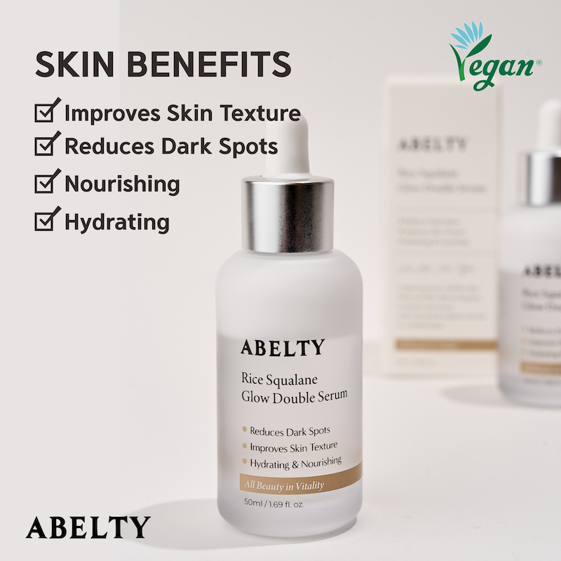 [Abelty] Rice Squalane Glow Double Serum 50ml