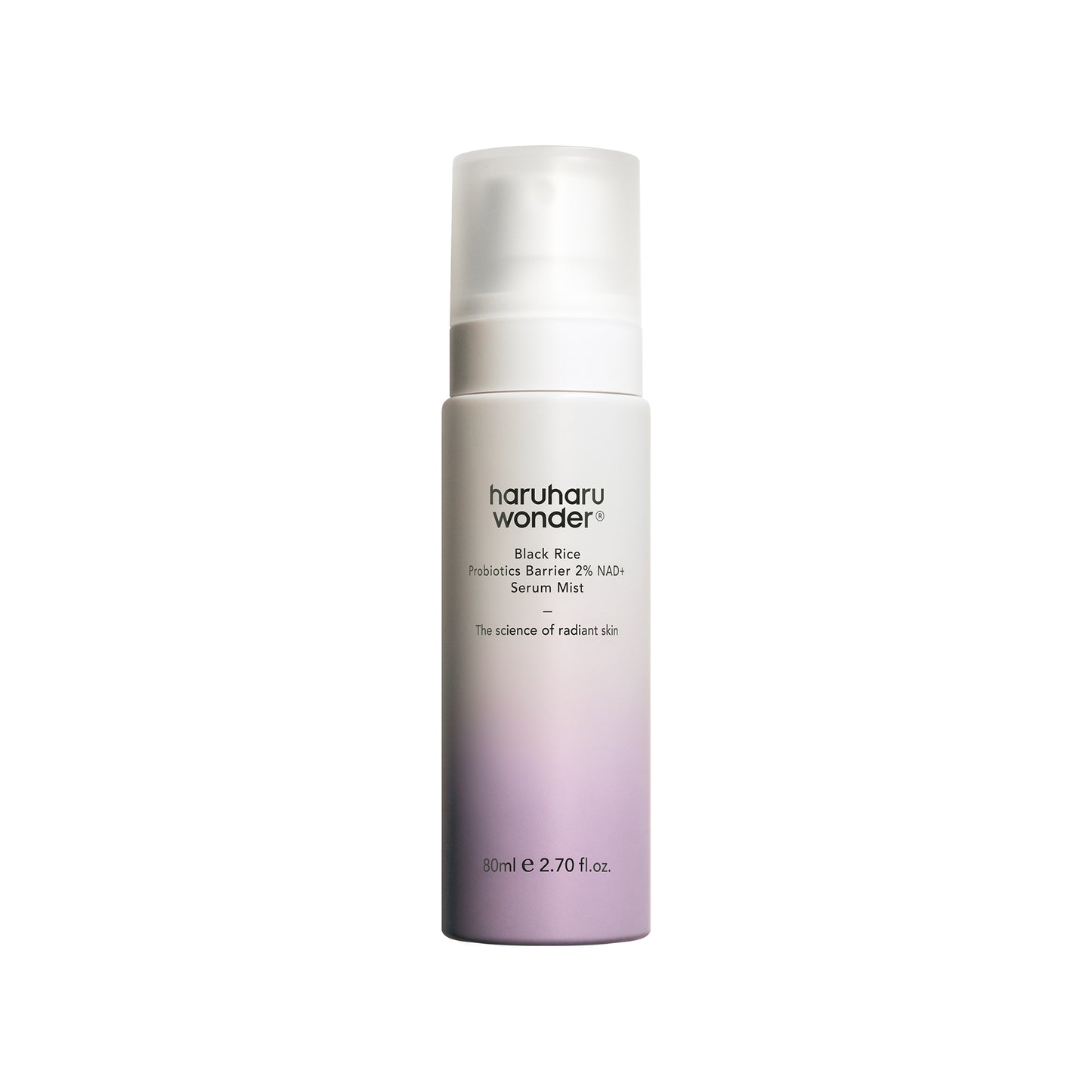 [haruharuwonder] Black Rice Probiotics Barrier 2% NAD + Serum Mist 80ml