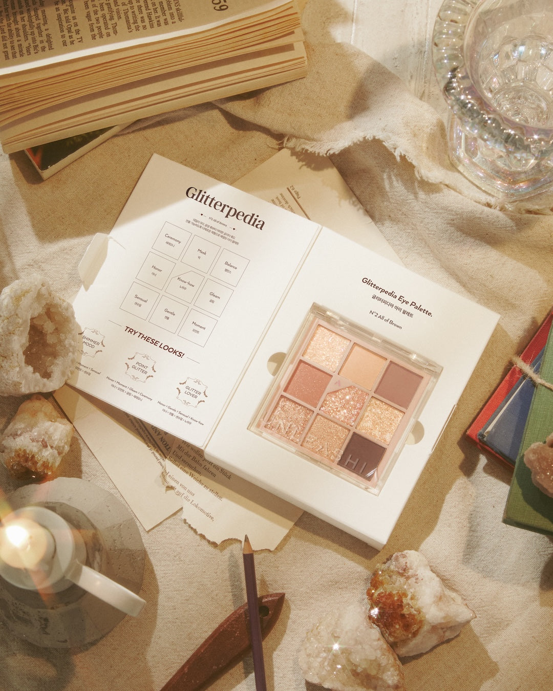 [Unleashia] Glitterpedia Eye Palette No.1 All of Glitter 6.2g