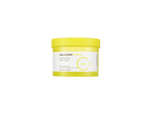 [HolikaHolika] Gold Kiwi Vita C Plus Brightening Toner Pad 80pcs