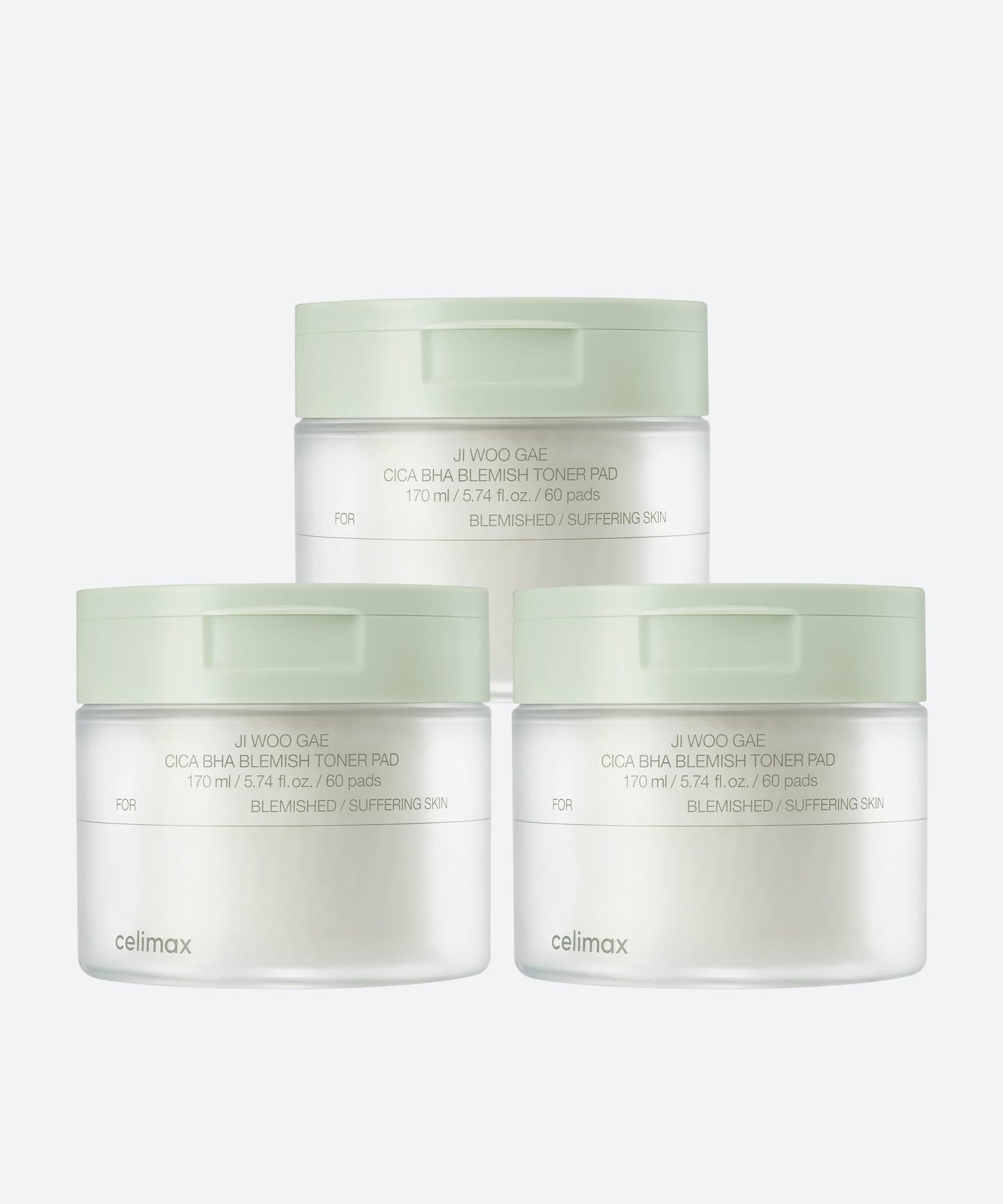 [celimax] Ji Woo Gae Cica BHA Blemish Toner Pad 60pad