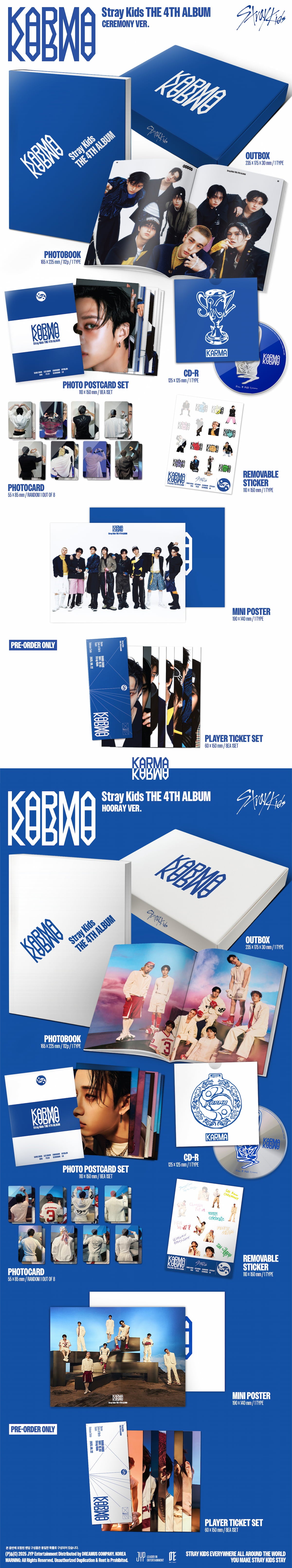 [Stray Kids] Stray Kids 4th Full Album [KARMA]