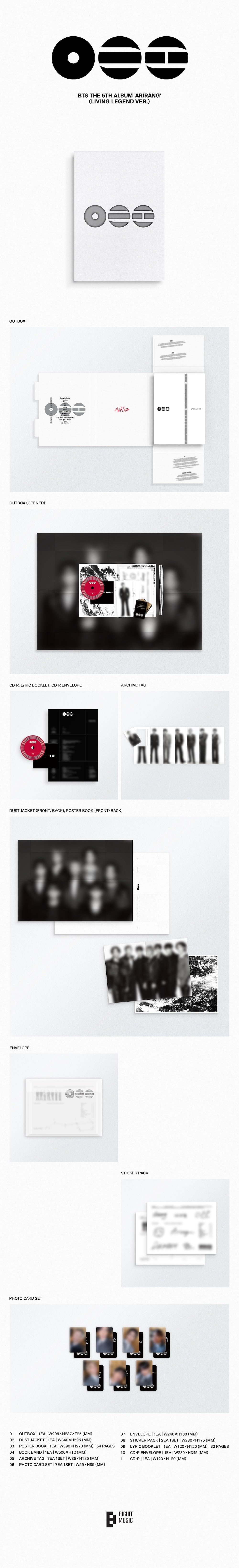 [BTS] BTS ARIRANG (Living Legend Ver.)