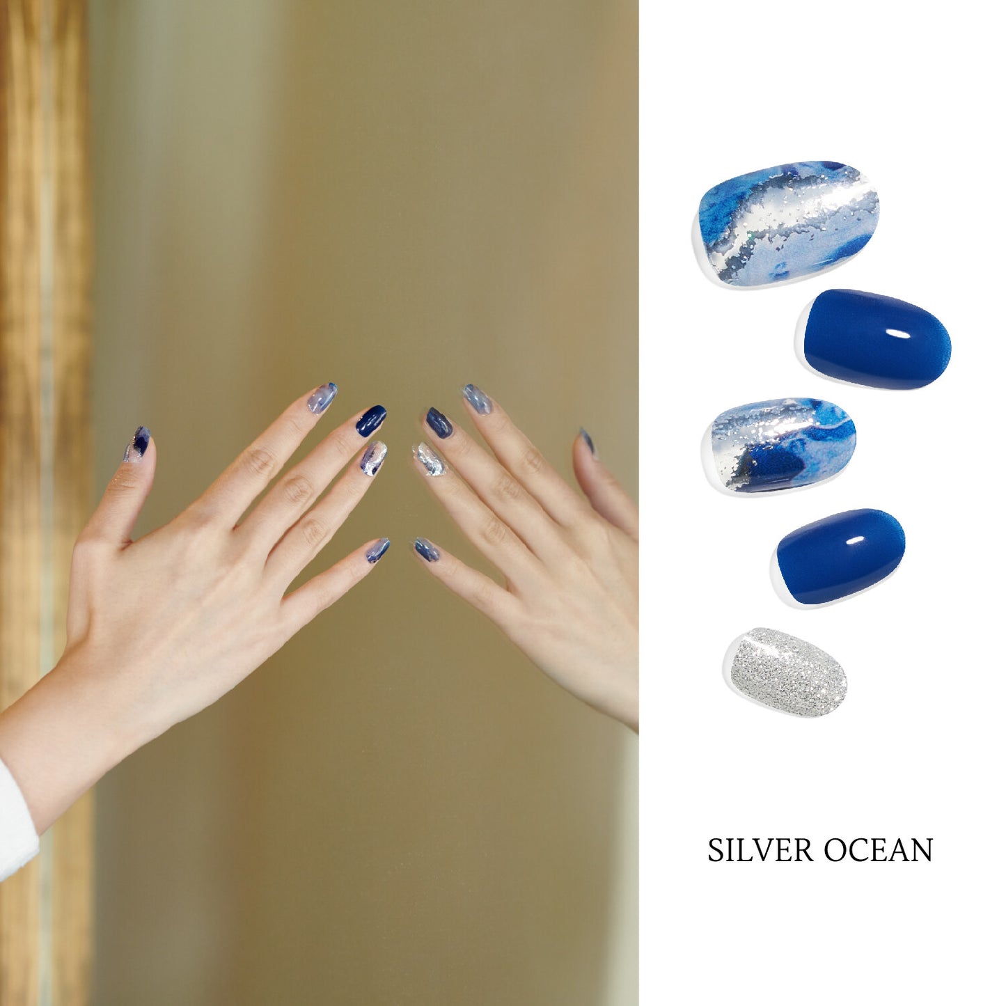 Silver Ocean Nails - 실버 오션 네일