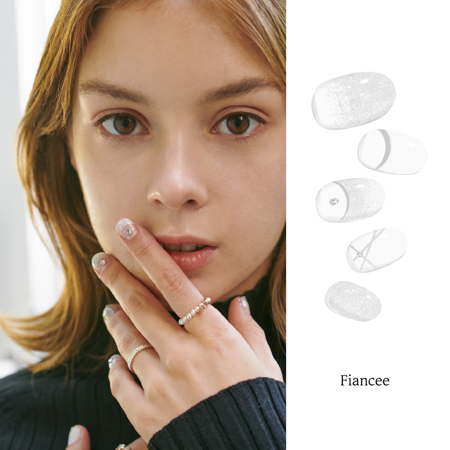 Fiancee Swarovski Nails - 피앙세 네일(스와로브스키 파츠)