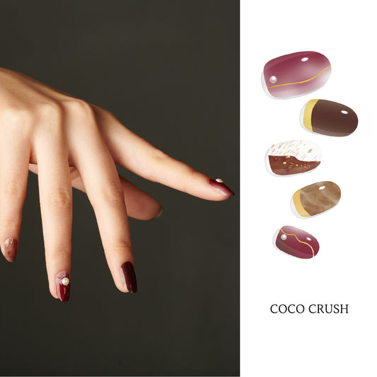 Folaris Coco crush Swarovski nails - 코코 크러쉬 네일(스와로브스키 진주)