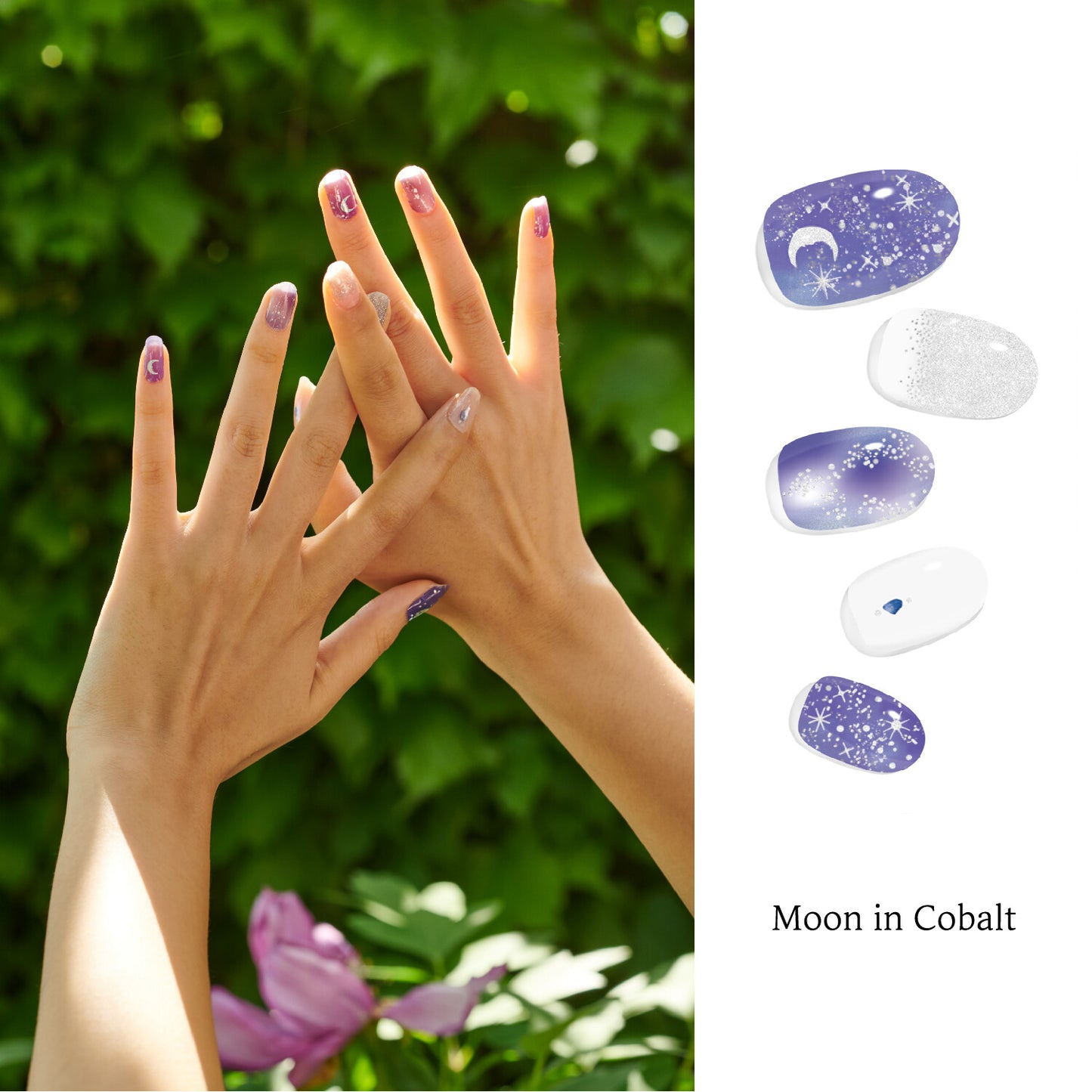 Folaris Moon in Cobalt Nails - 문 인 코발트 네일