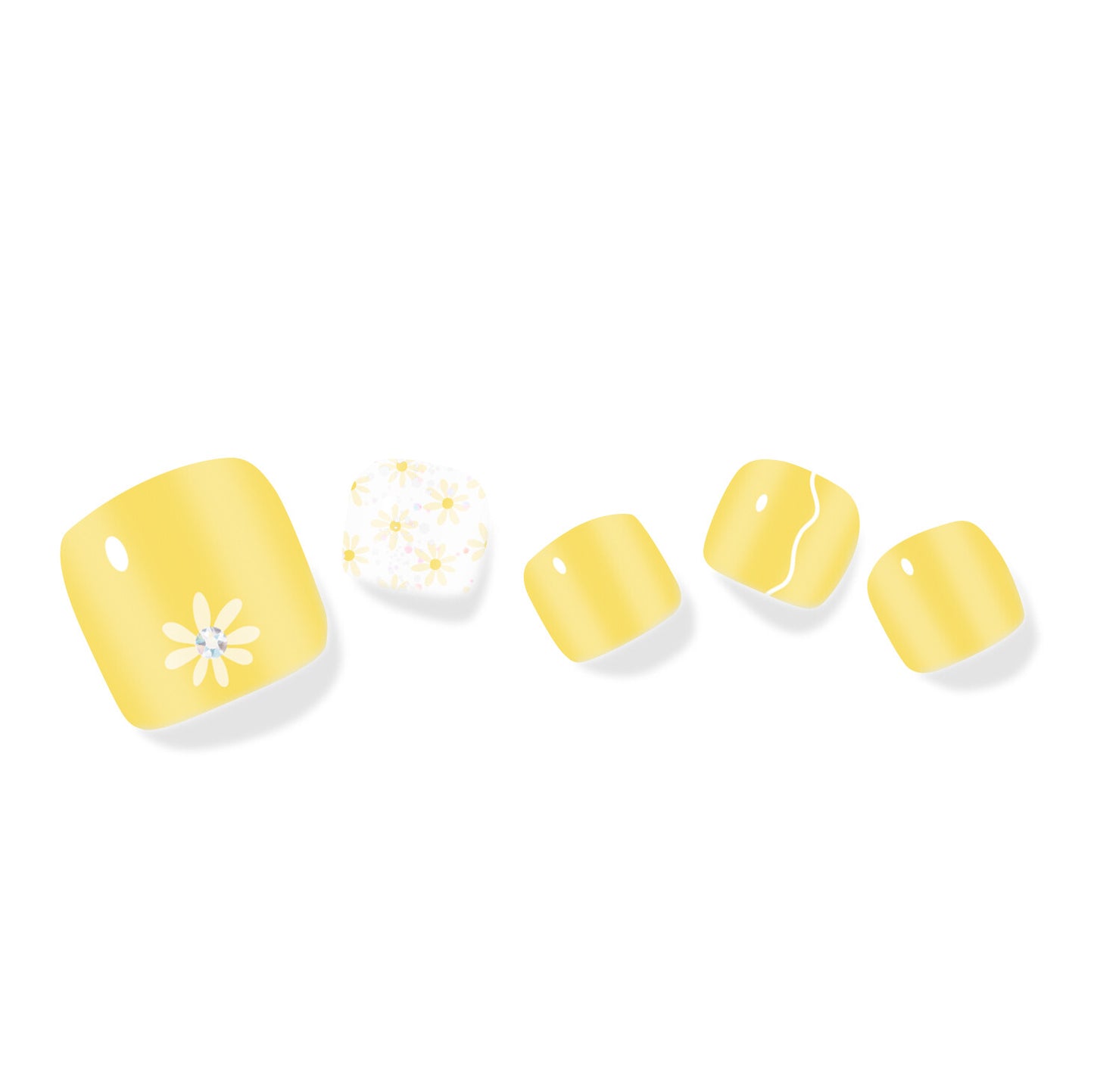 Bloom Daisy Swarovski Pedi - 블룸 데이지 페디(스와로브스키 파츠)