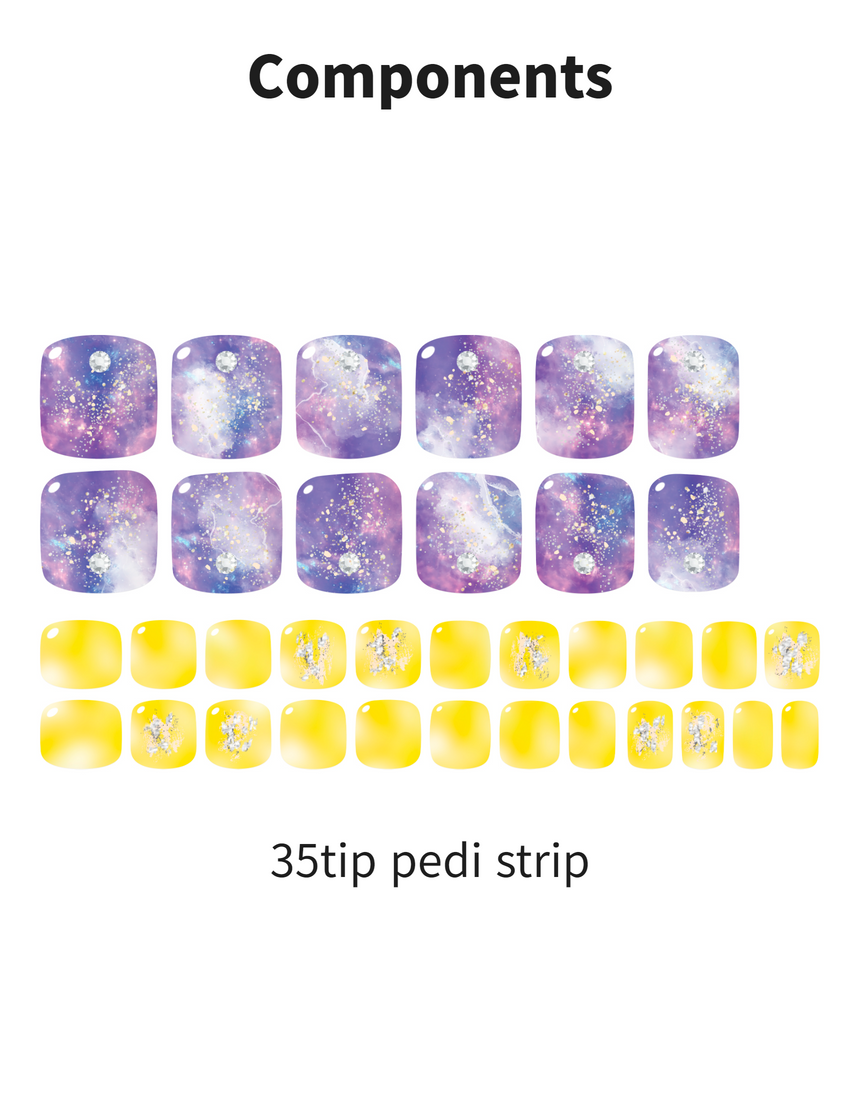 Capricon Swarovski Pedi - 카프리콘 페디(스와로브스키 파츠)
