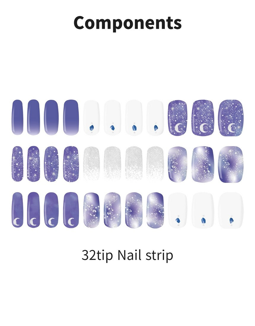 Moon in Cobalt Nails - 문 인 코발트 네일